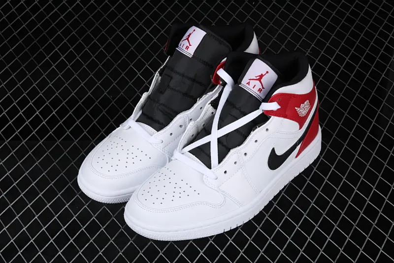 All categories Air Jordan Jordan series basketball shoes Air Jordan 1 Mid Air Jordan 1 Mid AJ1 Joe 1 "Little Chicago" basketball shoes full toe layer authentic 554724-116